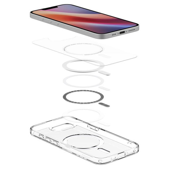 Spigen - Hülle Ultra Hybrid MagSafe für iPhone 16e, weiß