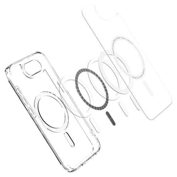 Spigen - Hülle Ultra Hybrid MagSafe für iPhone 16e, weiß