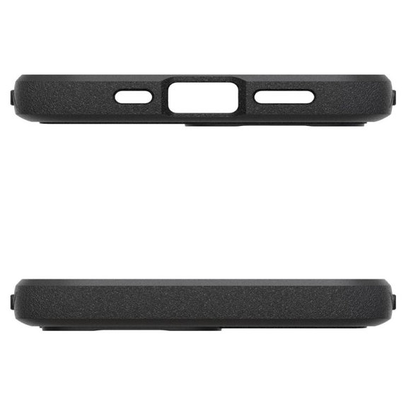 Spigen - Hülle Rugged Armor MagSafe für iPhone 16e, Matte Black