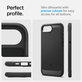 Spigen - Hülle Rugged Armor MagSafe für iPhone 16e, Matte Black