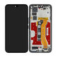 Honor 400 Pro - LCD Display + Touchscreen Front Glas + Rahmen (Midnight Black) - 0235APFA Genuine Service Pack