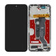 Honor 400 - LCD Display + Touchscreen Front Glas + Rahmen (Meteor Silver) - 0235APNS Genuine Service Pack