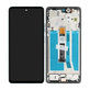 Motorola Moto G75 5G - LCD Display + Touchscreen Front Glas + Rahmen (Succulent Green) - 5D68C29068 Genuine Service Pack