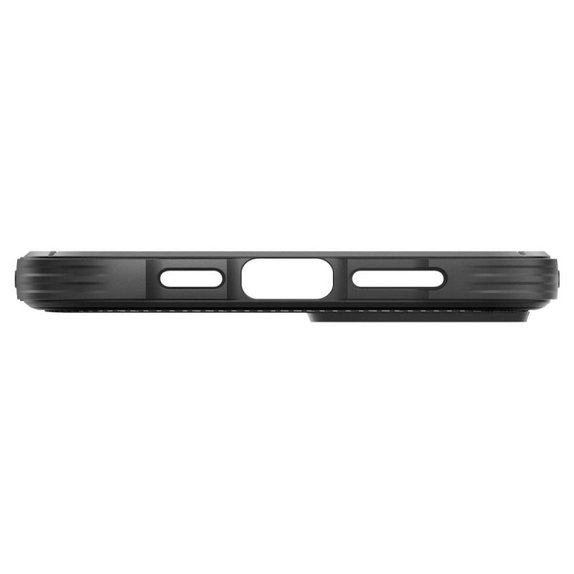 Spigen - Hülle Rugged Armor MagSafe für iPhone 14, Matte Black