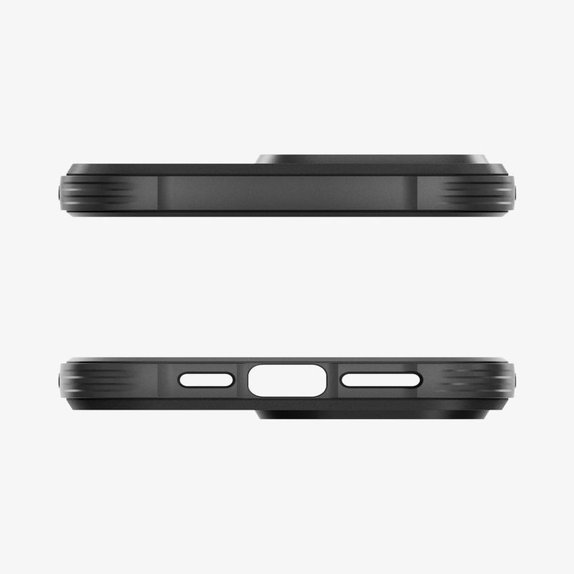Spigen - Hülle Rugged Armor MagSafe für iPhone 15 Pro, Matte Black