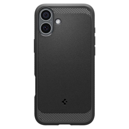 Spigen - Hülle Rugged Armor MagSafe für iPhone 16, Matte Black