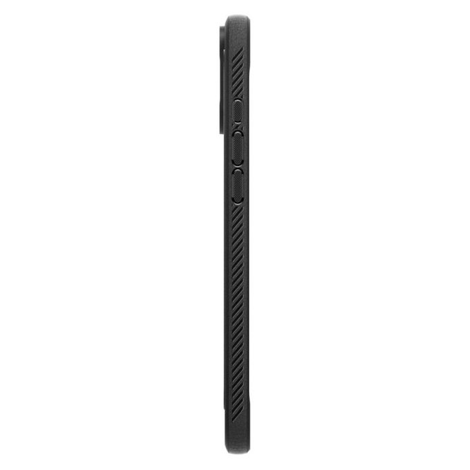 Spigen - Hülle Rugged Armor MagSafe für iPhone 16, Matte Black
