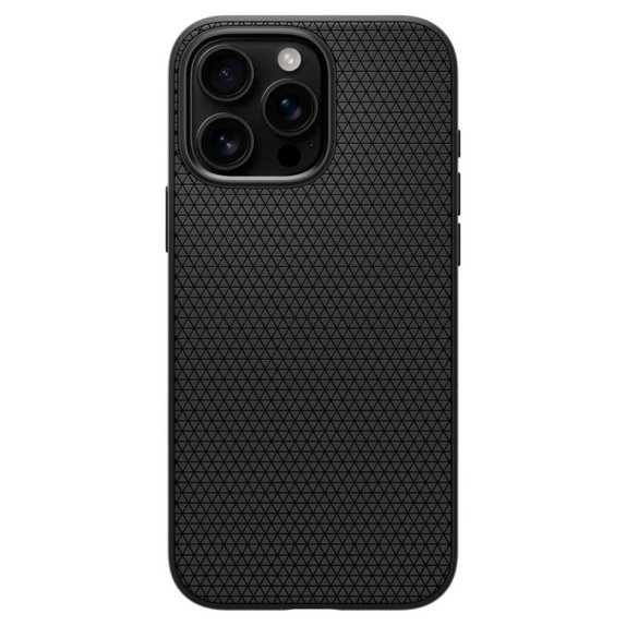 Spigen - Hülle Liquid Air "T" MagSafe für iPhone 16 Pro, Matte Black