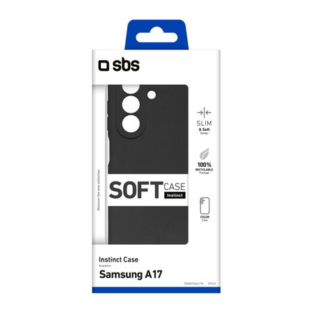 SBS - Hülle Instinct für Samsung Galaxy A17 5G, schwarz