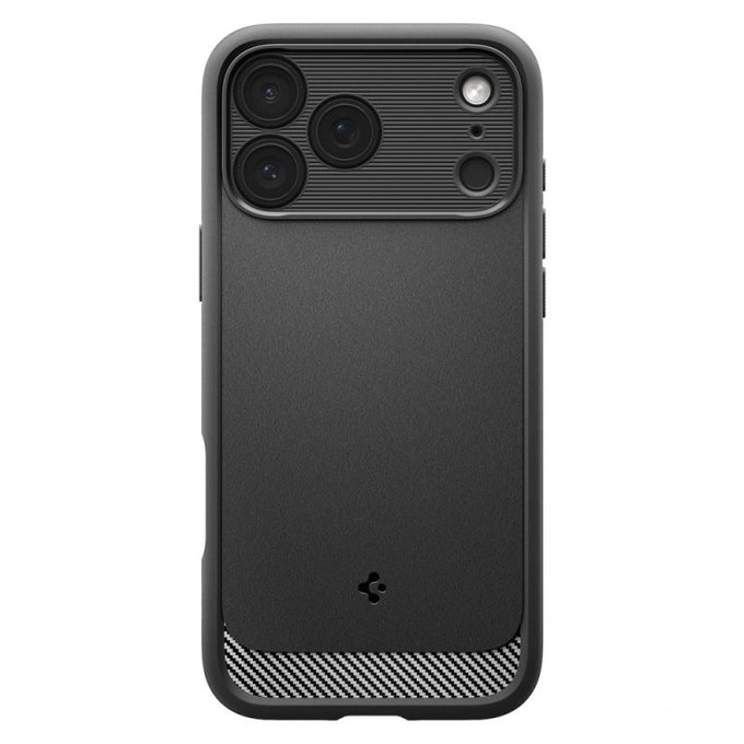 Spigen - Rugged Armor Case mit MagSafe für iPhone 17 Pro Max, Matte Black