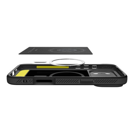 Spigen - Rugged Armor Case mit MagSafe für iPhone 17 Pro, Matte Black