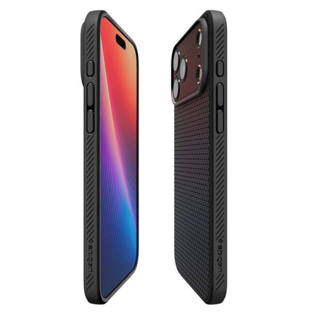 Spigen - Liquid Air Case für iPhone 17 Pro, Matte Black