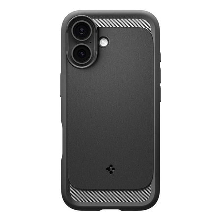 Spigen - Rugged Armor Case mit MagSafe für iPhone 17, Matte Black