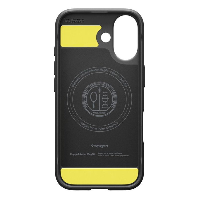 Spigen - Rugged Armor Case mit MagSafe für iPhone 17, Matte Black