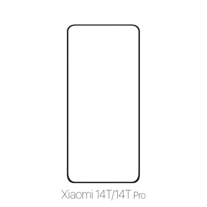 FixPremium FullCover Glass - Gehärtetes Glas für Xiaomi 14T, 14T Pro
