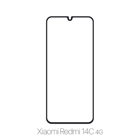 FixPremium FullCover Glass - Gehärtetes Glas für Xiaomi Redmi 14C 4G