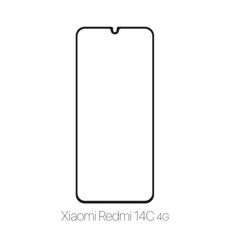 FixPremium FullCover Glass - Gehärtetes Glas für Xiaomi Redmi 14C 4G