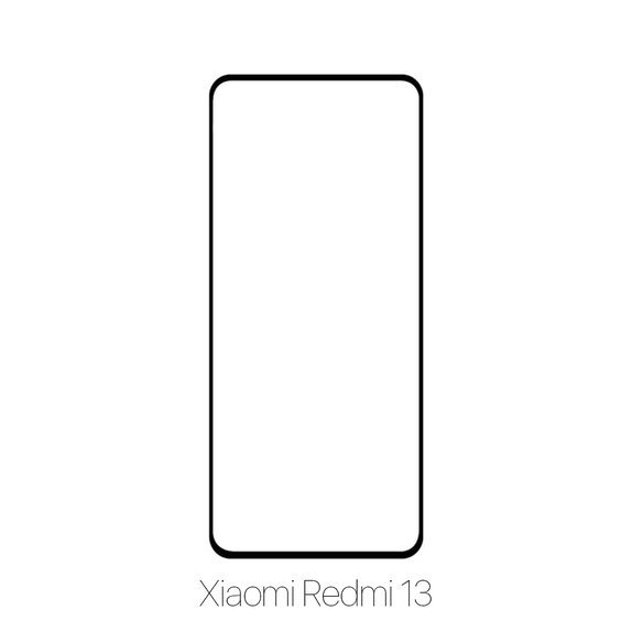 FixPremium FullCover Glass - Gehärtetes Glas für Xiaomi Redmi 13