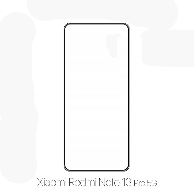 FixPremium FullCover Glass - Gehärtetes Glas für Xiaomi Redmi Note 13 Pro 5G 2312DRA50C