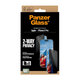 PanzerGlass - UWF 2-Way Privacy Tempered Glass mit Applikator für iPhone 17 Pro, Schwarz
