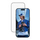 UWF Panzerglas mit Applikator für iPhone 17/16 Pro, Schwarz, PanzerGlass