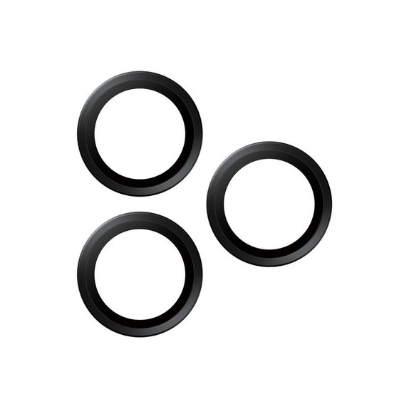 PanzerGlass - Hoops Kameraobjektivschutz für iPhone 17 Pro Max/17 Pro/16 Pro Max/16 Pro, Schwarz