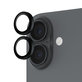 Hoops Kameraobjektivschutz für iPhone 17/16 Plus/16, Schwarz, PanzerGlass