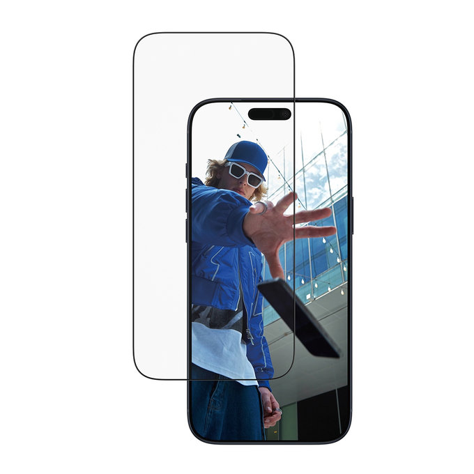 UWF Panzerglas mit Applikator für iPhone 17 Pro Max, Schwarz, PanzerGlass