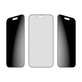 PanzerGlass - UWF 2-Way Privacy Tempered Glass mit Applikator für iPhone 17 Air, Schwarz