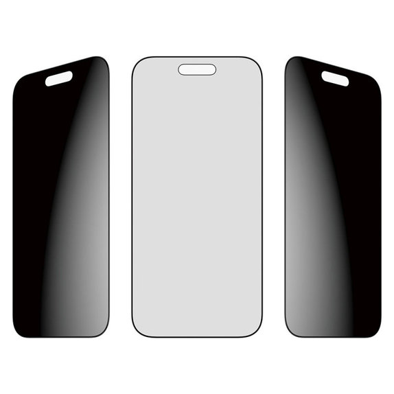 Schutzglas UWF 2-Way Privacy mit Applikator für iPhone 17 Air, Schwarz, PanzerGlass