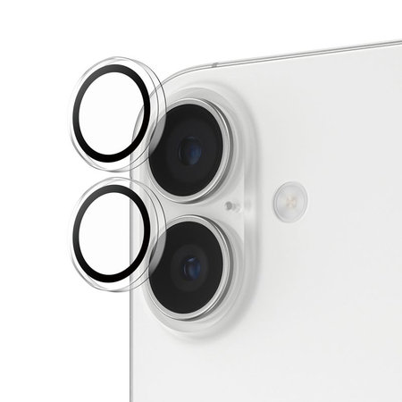 PanzerGlass - Kameraobjektiv-Schutzhülle Hoops für iPhone 16, 16 Plus, 17, transparent