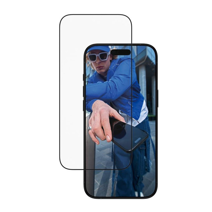 PanzerGlass - UWF Tempered Glass mit Applikator für iPhone 17 Air, Schwarz