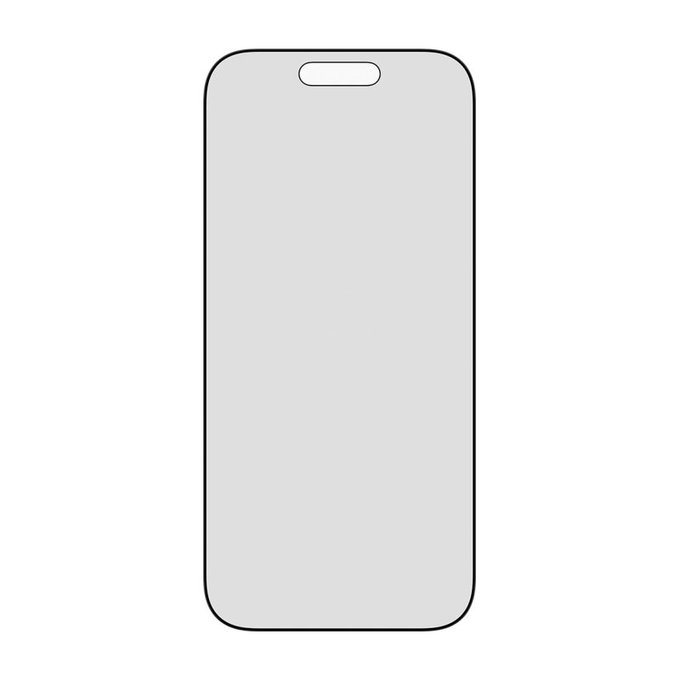 UWF 2-Way Privacy Panzerglas mit Fastfit für iPhone 17/16 Pro, Schwarz, PanzerGlass