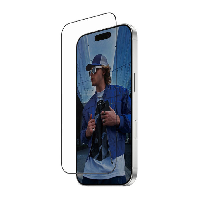UWF Panzerglas mit Fastfit für iPhone 17/16 Pro, Schwarz, PanzerGlass