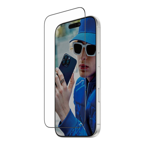 UWF Panzerglas mit Fastfit für iPhone 17 Pro, Schwarz, PanzerGlass