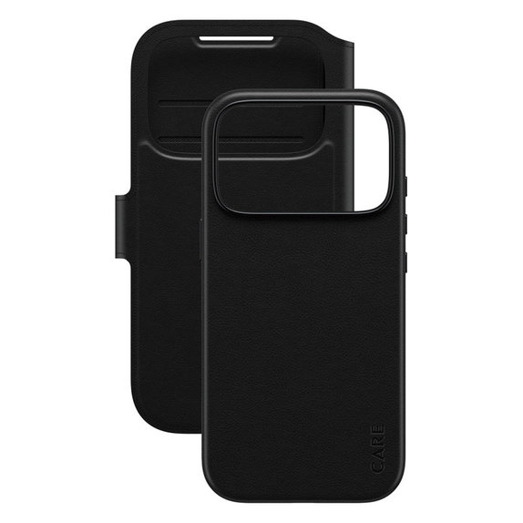 Wallet Tango Two-In-One Hülle mit MagSafe für iPhone 17 Pro, Schwarz, CARE