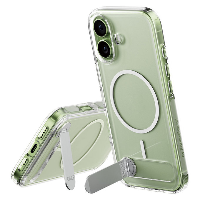 Hülle Kickstand für iPhone 17, Transparent, PanzerGlass