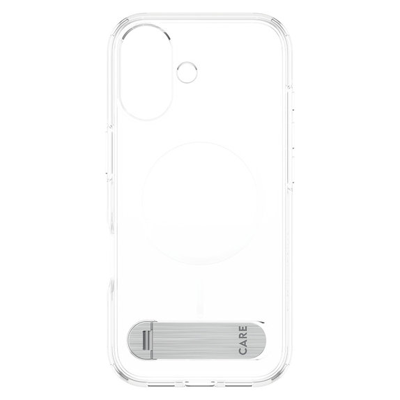 Hülle Kickstand für iPhone 17, Transparent, PanzerGlass