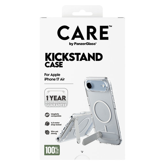 Hülle Kickstand für iPhone Air, Transparent, PanzerGlass