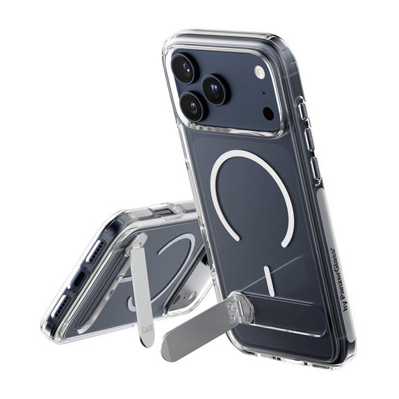 Hülle Kickstand für iPhone 17 Pro Max, transparent, PanzerGlass