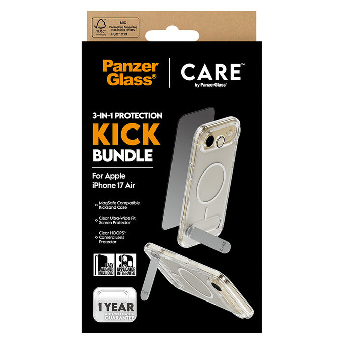 Bundle 3-in-1 Kick für iPhone Air, PanzerGlass