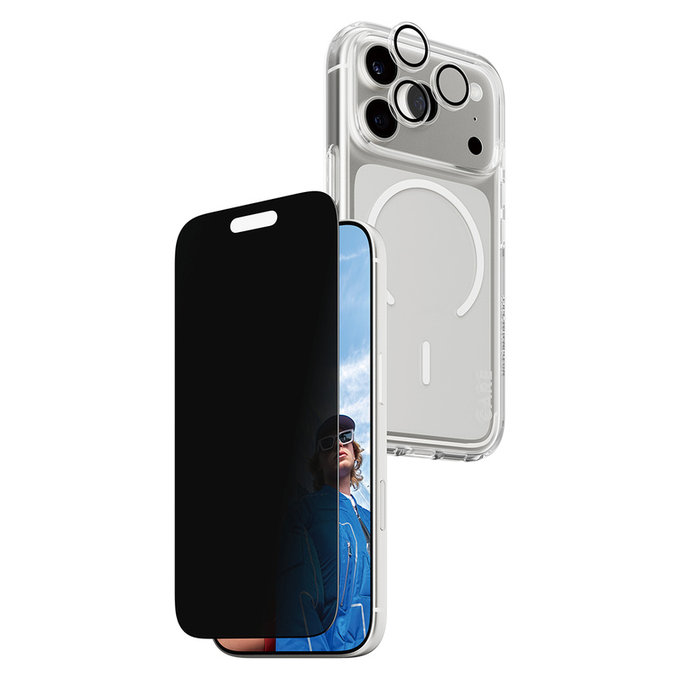Bundle 3-in-1 Privacy für iPhone 17 Pro, PanzerGlass