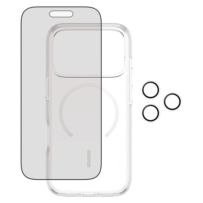Bundle 3-in-1 Privacy für iPhone 17 Pro, PanzerGlass