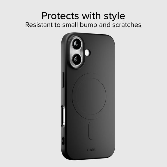 SBS - Instinct Mag Case kompatibel mit MagSafe für iPhone 17, Schwarz