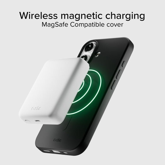 SBS - Instinct Mag Case kompatibel mit MagSafe für iPhone 17, Schwarz