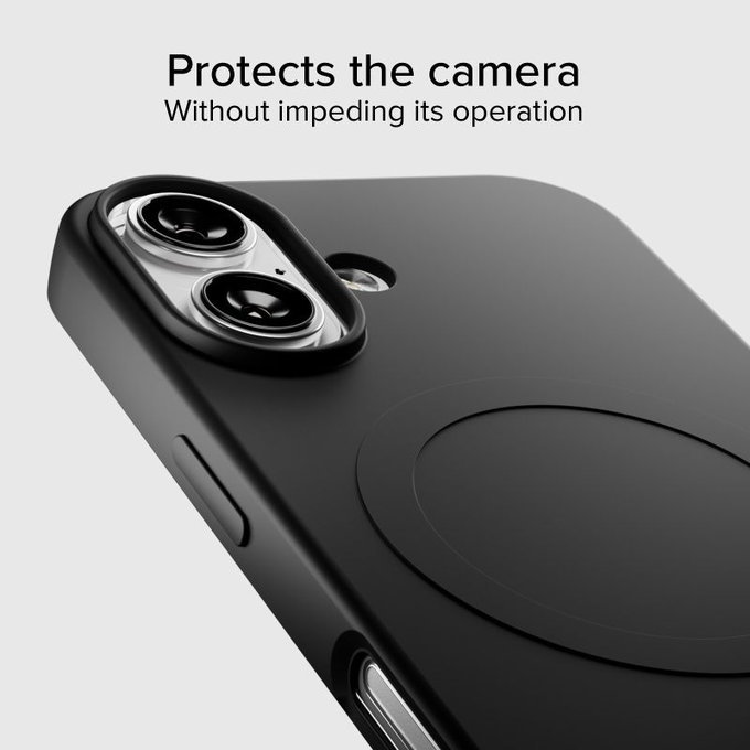 SBS - Instinct Mag Case kompatibel mit MagSafe für iPhone 17, Schwarz