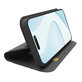 SBS - Book Wallet Smooth Case für iPhone 17, Schwarz