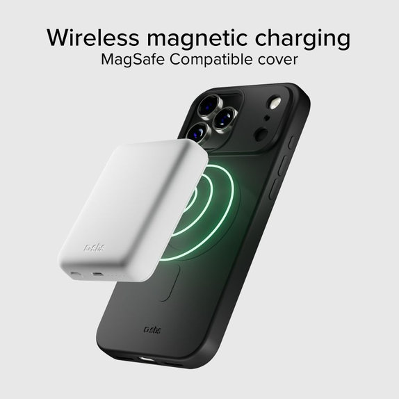 SBS - Instinct Mag Case kompatibel mit MagSafe für iPhone 17 Pro, Schwarz