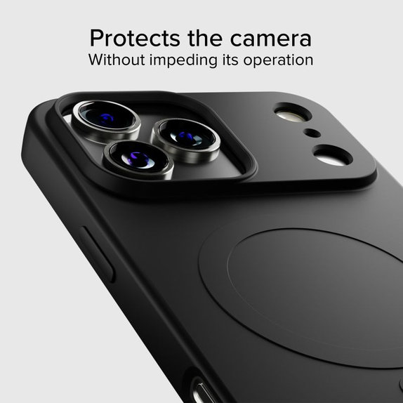 SBS - Instinct Mag Case kompatibel mit MagSafe für iPhone 17 Pro, Schwarz