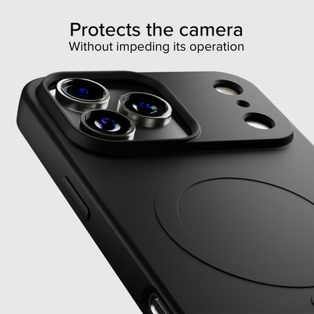 SBS - Instinct Mag Case kompatibel mit MagSafe für iPhone 17 Pro, Schwarz